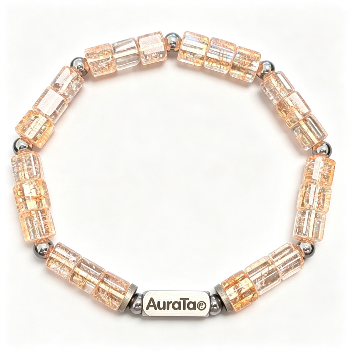Glow Quartz Harmony Bracelet"Earth"