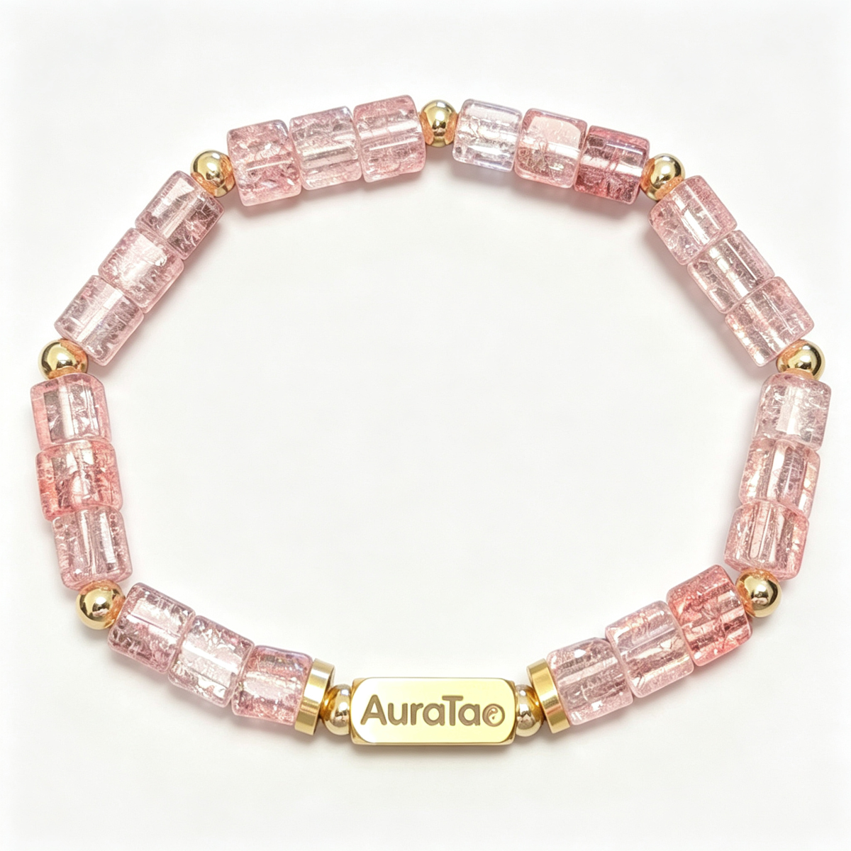 Rose Quartz Harmony Bracelet"Fire"